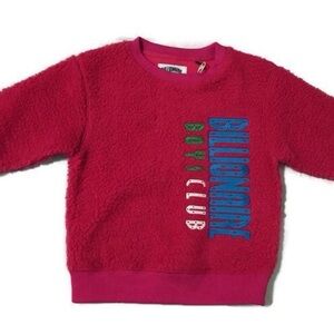 Billionaire Boys Club Kids Red Fleece Sweatshirt